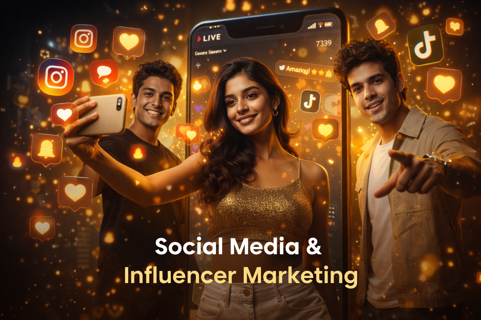 Social media reels and influencer marketing campaigns in Patna by Niro Narrative
