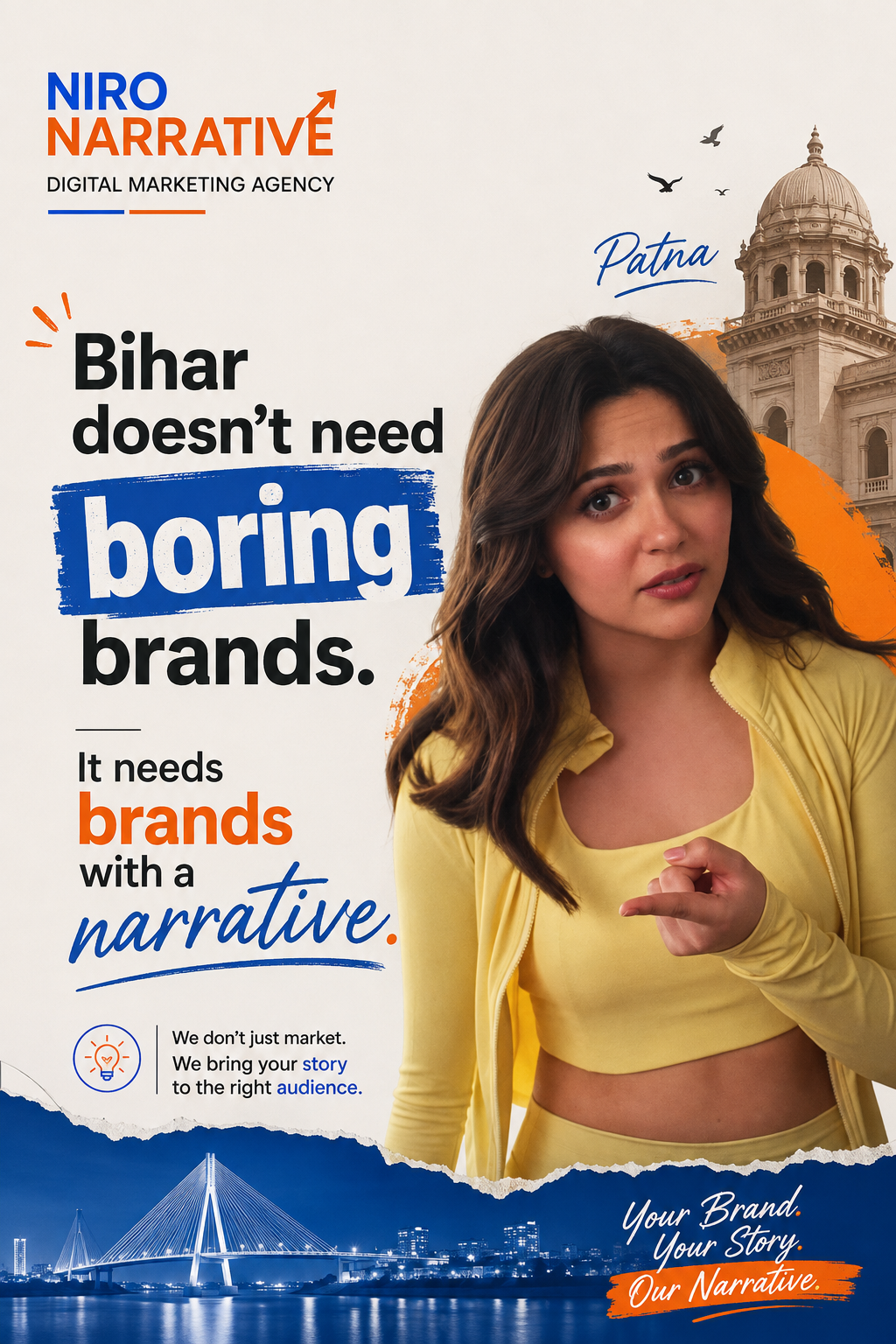 Creative digital marketing and brand storytelling for businesses in Patna Bihar