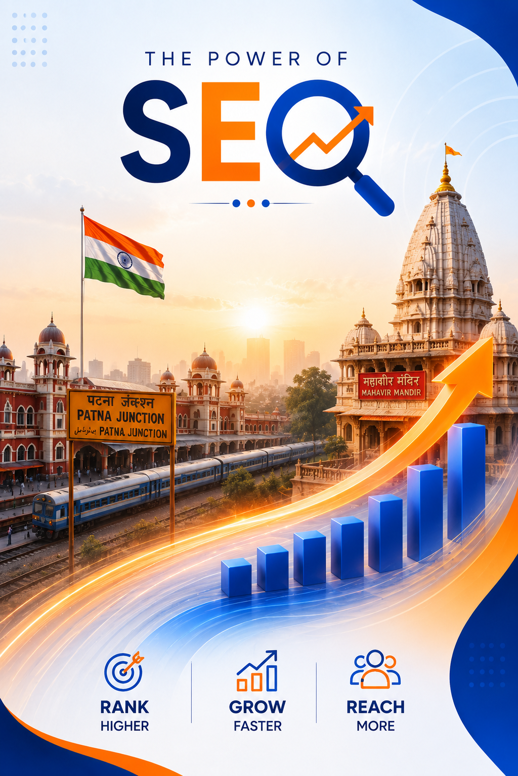 SEO Company in Patna helping businesses improve Google rankings through Technical SEO, Local SEO and AI Search Optimization.
