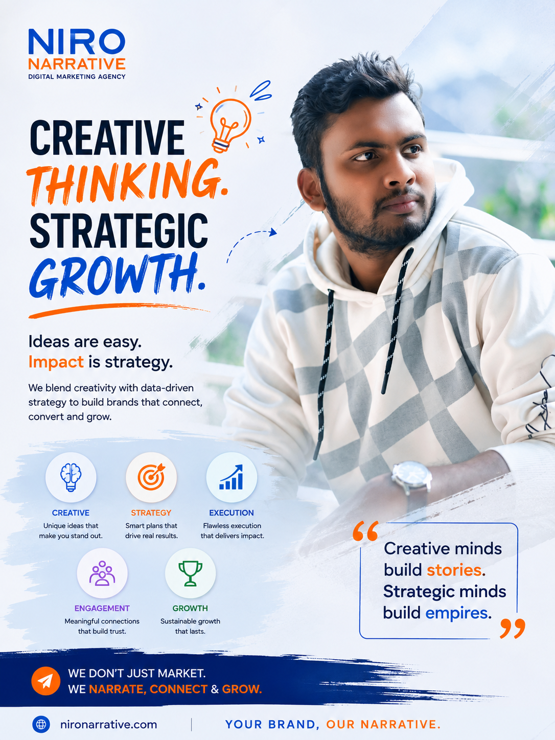 Sudarshan Kumar, Founder of Niro Narrative, digital marketing agency in Patna