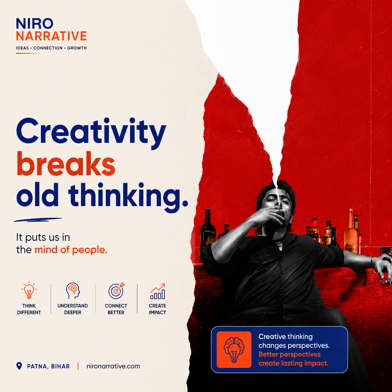Creative online marketing approach by Niro Narrative in Patna